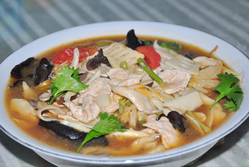 连汤肉片
